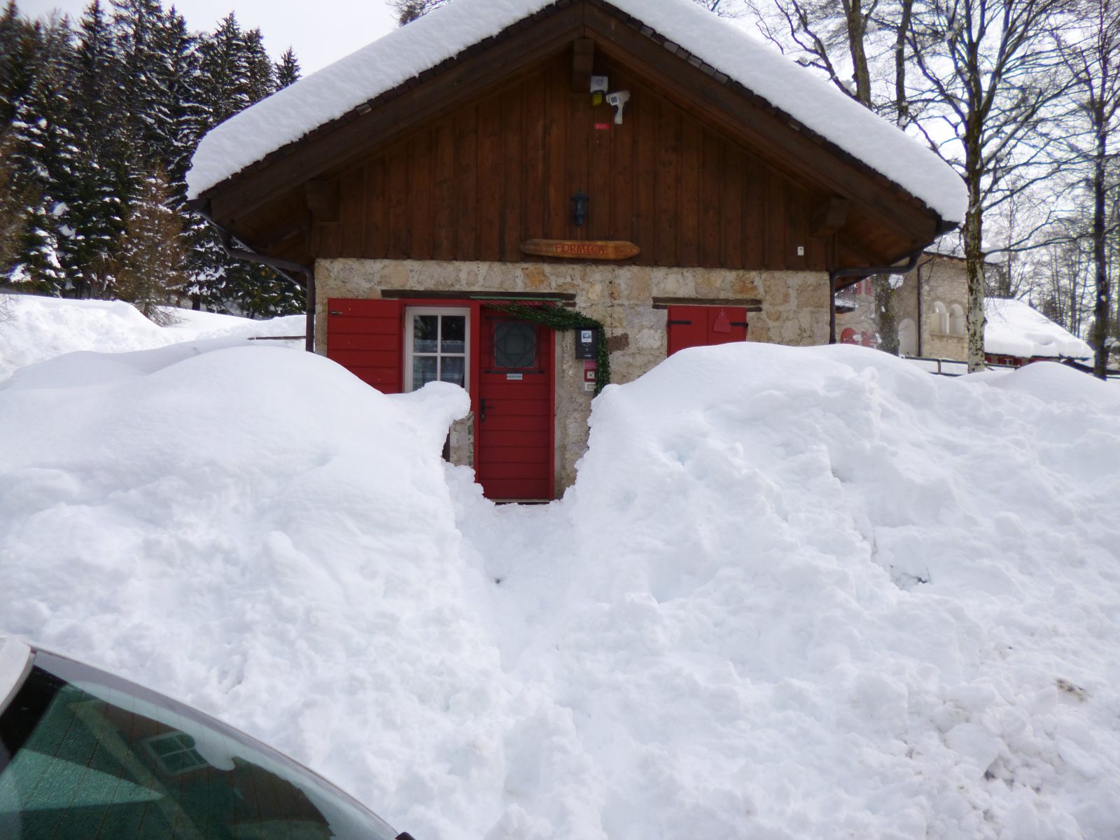 La Casa Formica d'inverno