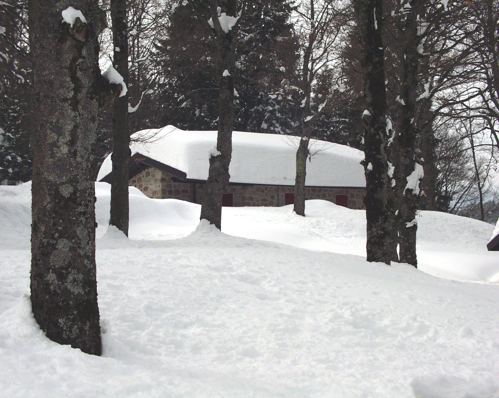 La Casa Rover d'inverno