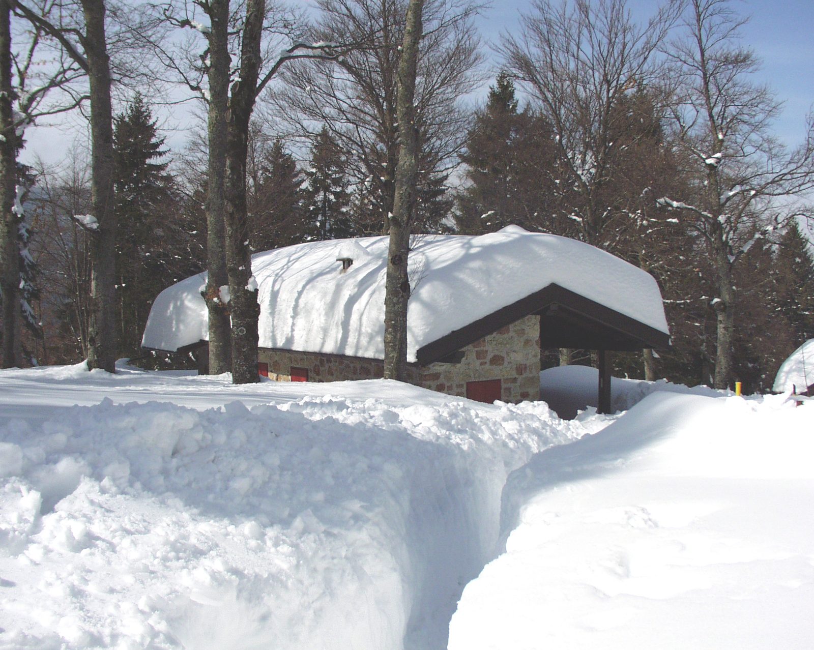 La Casa Rover d'inverno