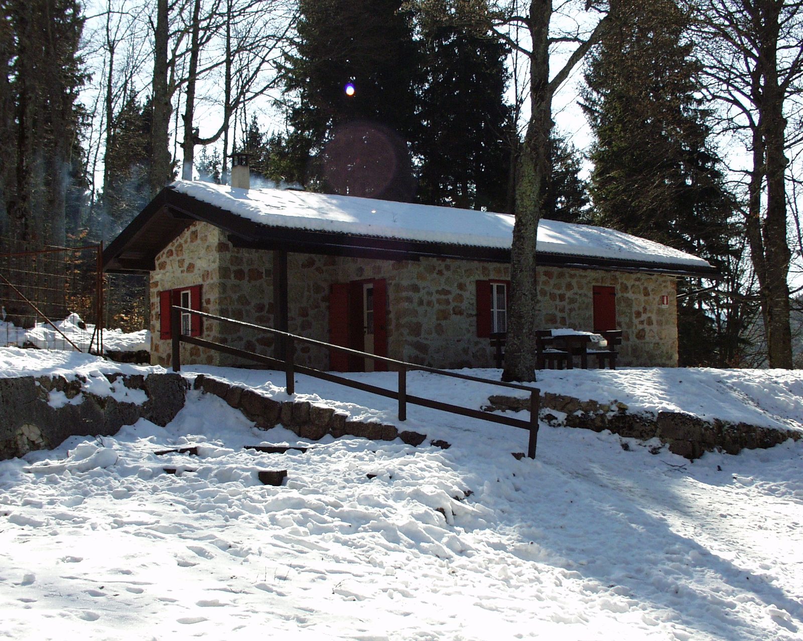 La Casa Rover d'inverno